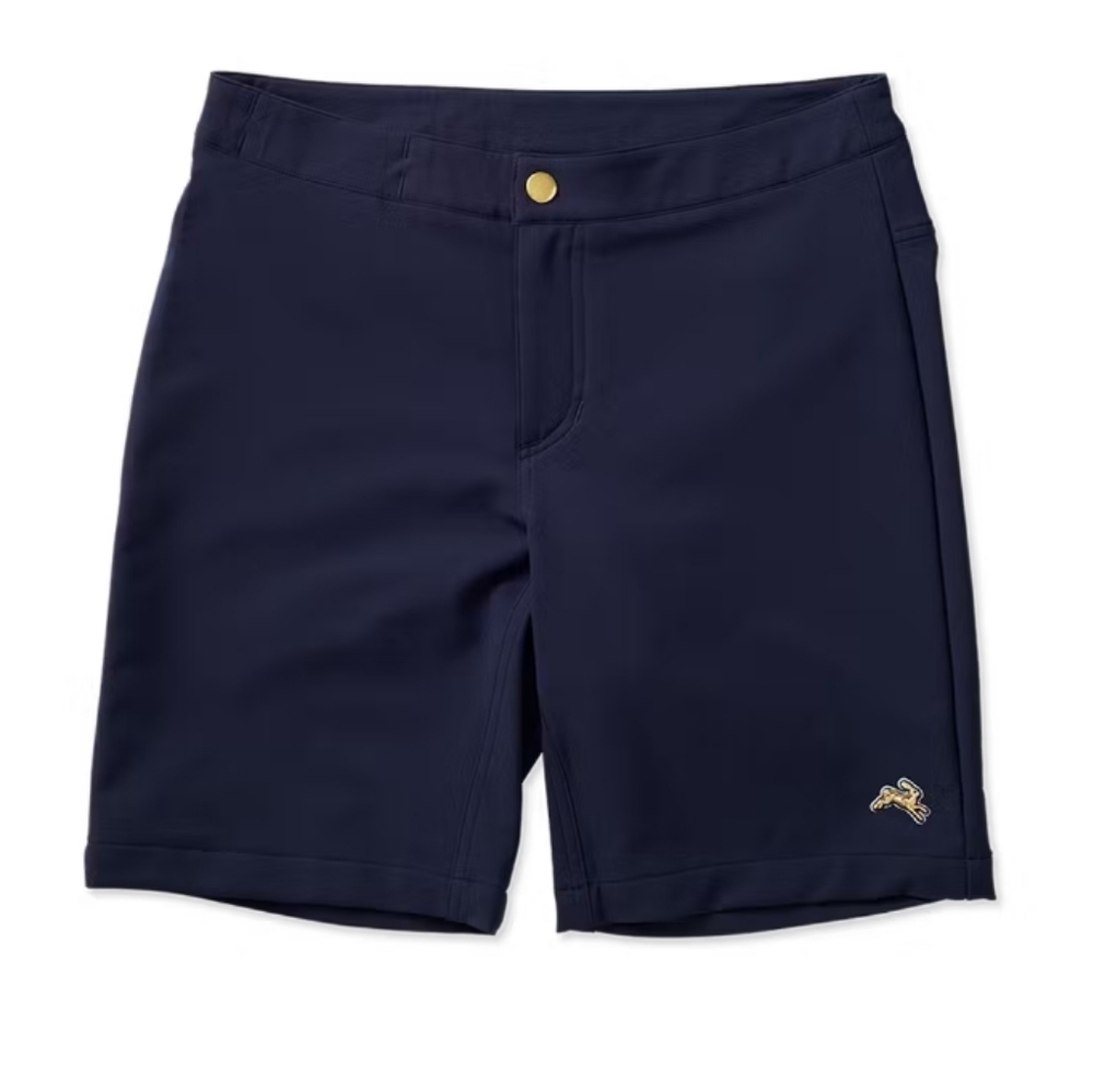 Tracksmith Longfellow Shorts with Eliot Stretch Fabric in Navy Blue Size 30